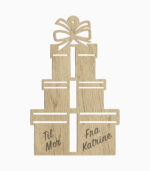 Gave juleophæng i egetræ m. gravering